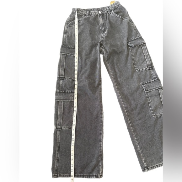 Dark Grey Women’s Cargo Jeans / Pants - Picture 9 of 11
